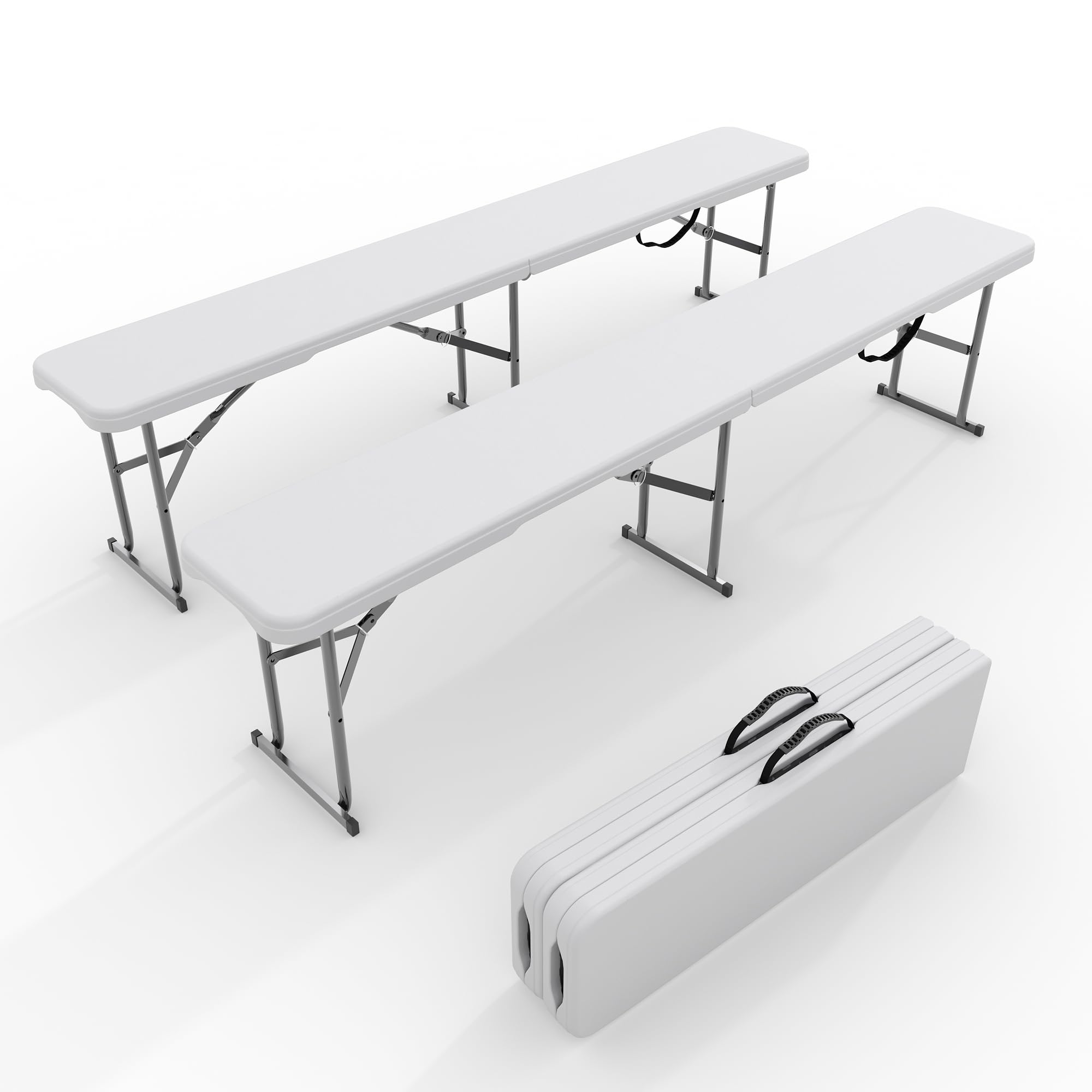 Outdoor Furniture Diy - 2-pack 1,80 meter lange opvouwbare buitenbank