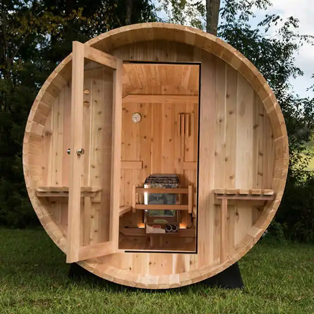 Outdoor Furniture Wood - Buitensauna Groothandel Buitensauna voor 4-6 personen