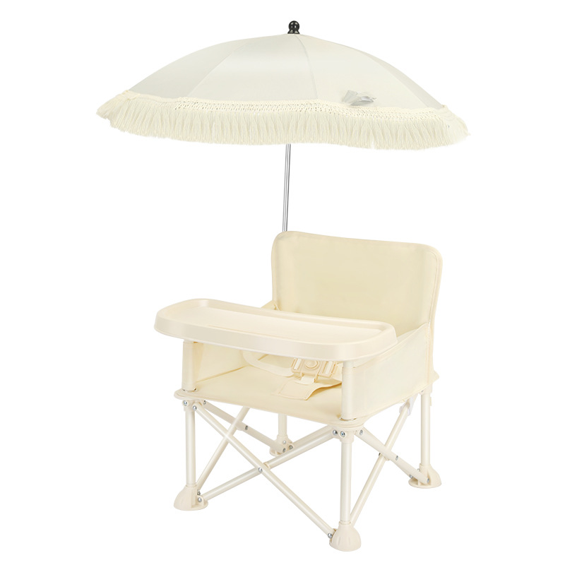 Outdoor Furniture Metal Chairs - Opvouwbare rugleuning baby-eetkamerstoel, draagbare kinderstoel voor
