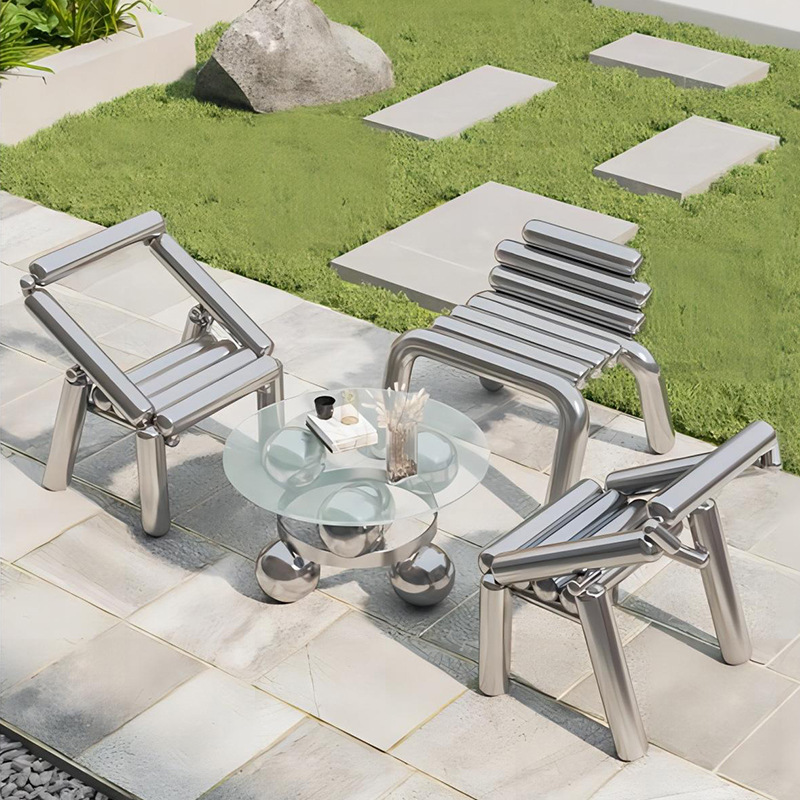 Roestvrijstalen stoel, lichte  - Outdoor Furniture Luxury recensie en prijs