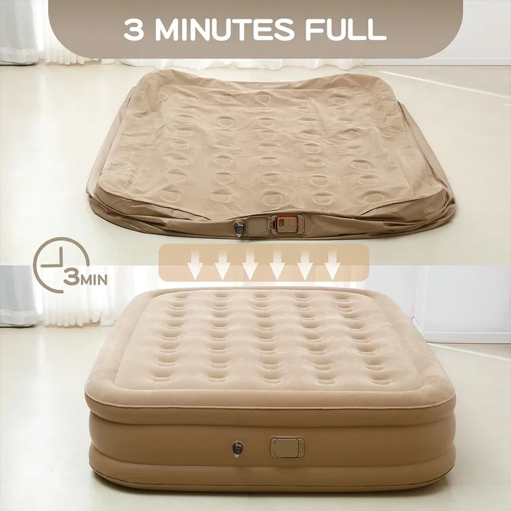 Luchtbed met ingebouwde pomp,  - Outdoor Furniture Luxury recensie en prijs
